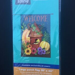 Welcome large porch flag